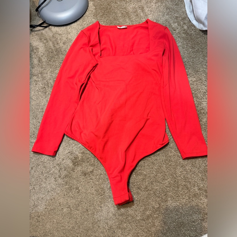Red bodysuit